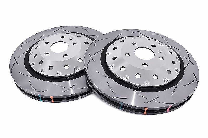 Audi RS3 8V Hatchback DBA 2-Piece High Carbon Grooved Brake Discs Pair