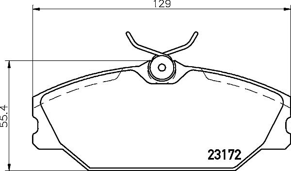 Front Brake Pads to fit RenaultSport Clio 182