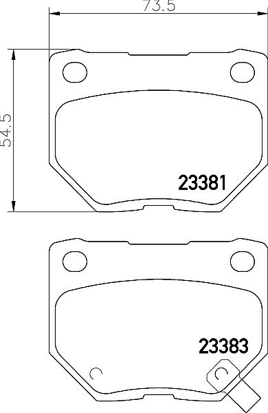 Rear Brake Discs and pads to fit Subaru Impreza WRX Turbo