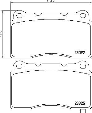 Subaru Impreza 2.5 WRX STI Front Brake Pads