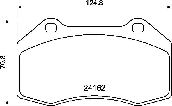 Front Grooved Brake Discs and Pads to fit Renault Clio RS 197/200 Sport