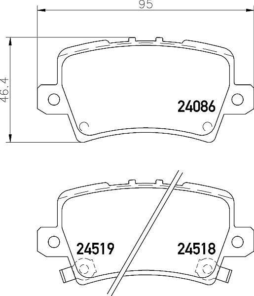 Civic Type R FN2 Rear Dimpled and Grooved Brake Discs and HALO Pads