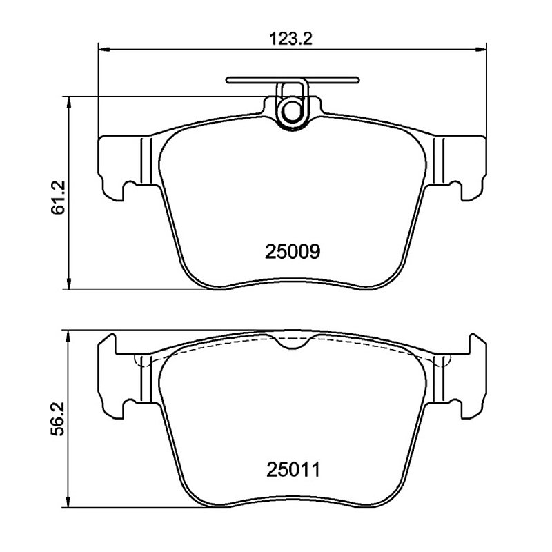 Rear HALO Brake Pads to fit VW Golf R MK7 Audi S3