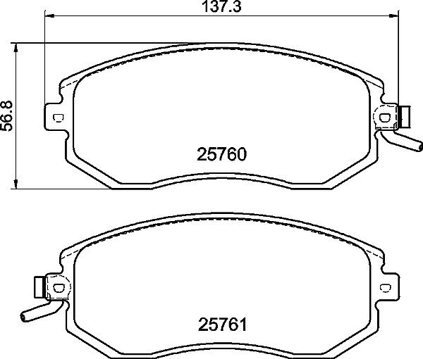 Front Grooved Brake Discs with Mintex Pads to fit Toyota GT86