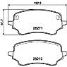 Ford Puma 1.0 Ecoboost Front C-Hook Brake Discs with HALO Pads