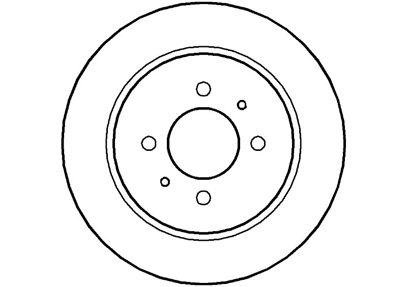 Rear Grooved Brake Discs BD846G
