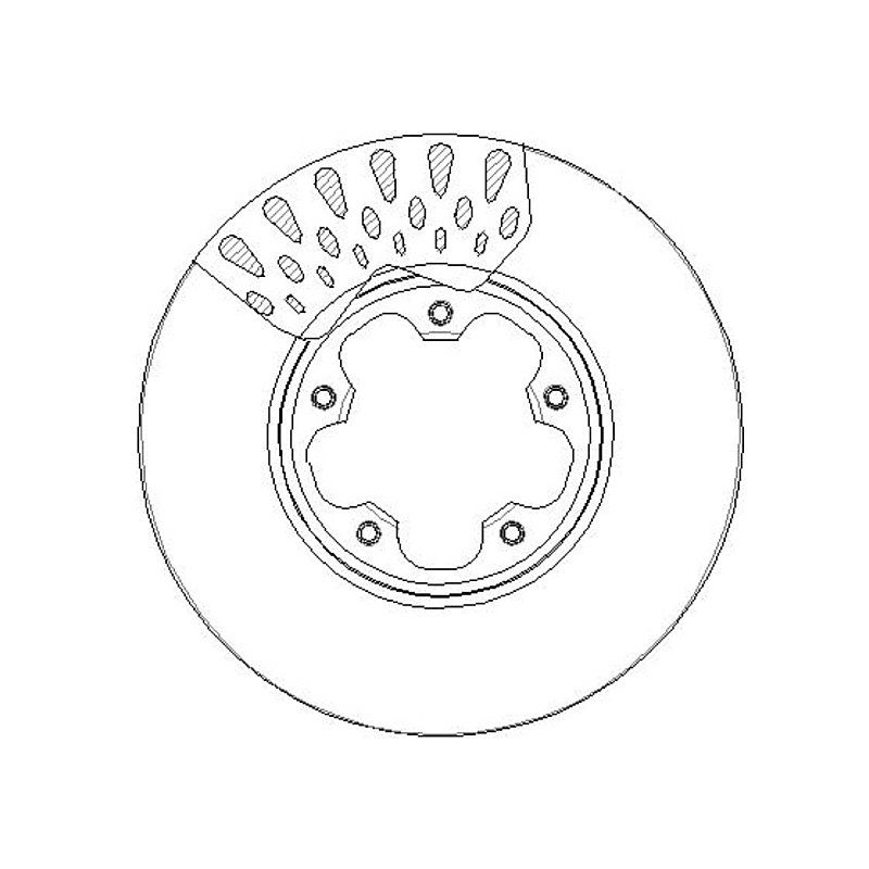 Front Brake Discs 288 mm to fit Ford Transit Custom 2.0 EcoBlue