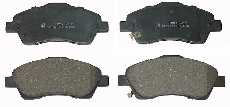 Front Brake Pads to fit Toyota AVENSIS (T25) 1.6 VVT-i (ZZT250, ZZT250R) and others