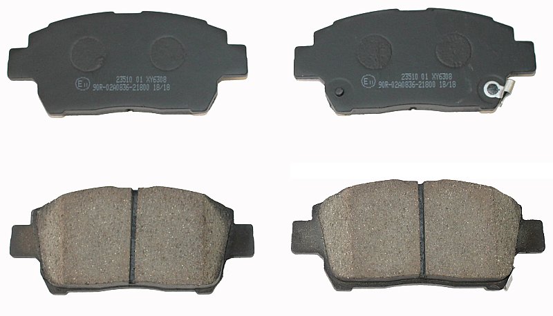 Front Brake Pads to fit Toyota CELICA Coupe (T23) 1.8 16V TS (ZZT231, ZZT231R) and others