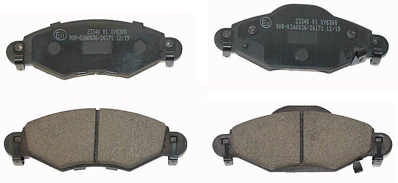 Front Brake Pads to fit Toyota YARIS (P1) 1.0 (SCP10, SCP10R) and others