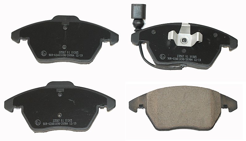 VW Polo 1.8 GTI Front C-Hook Brake Discs with Brake Pads