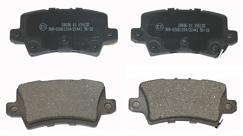 Rear HALO Brake Pad Set to fit Honda Civic Type R FN2