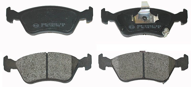 Front Brake Pads to fit Toyota AVENSIS (T22) 1.6 i (AT220, AT220R) and others