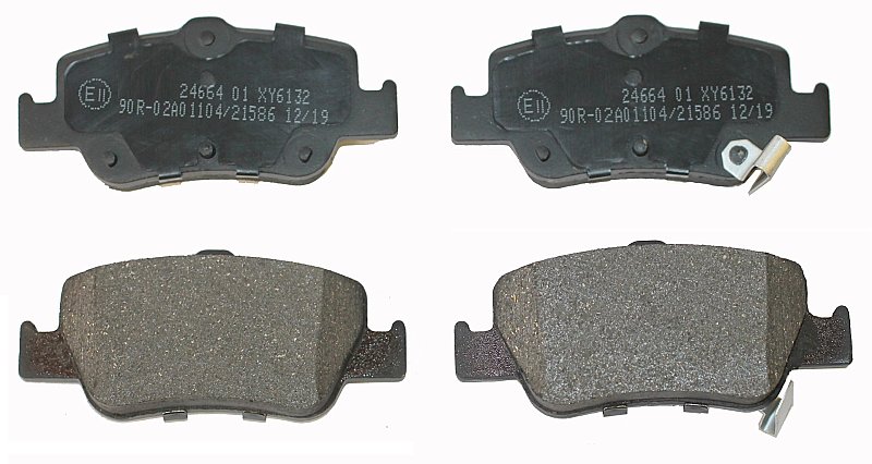 Rear Brake Pads to fit Toyota AURIS (E15) 1.33 Dual-VVTi (NRE150, NRE150R) and others
