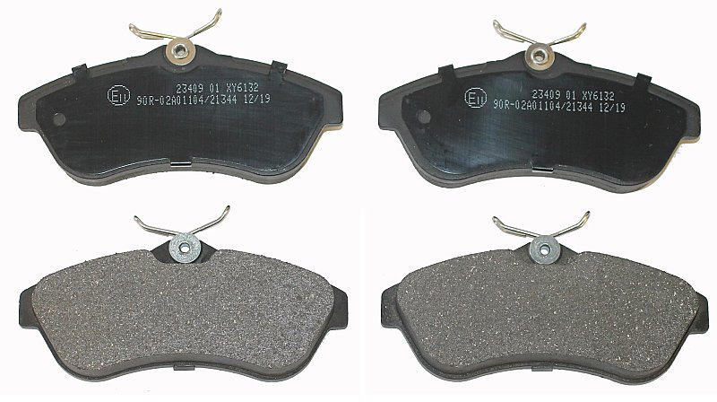 Front Brake Pads to fit Citroen C2 (JM) 1.4 HDi and others