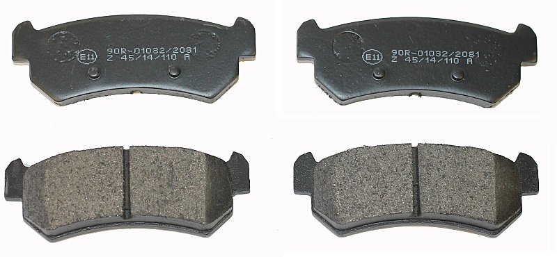 Rear Brake Pads to fit Chevrolet LACETTI (J200) 1.4 16V and others