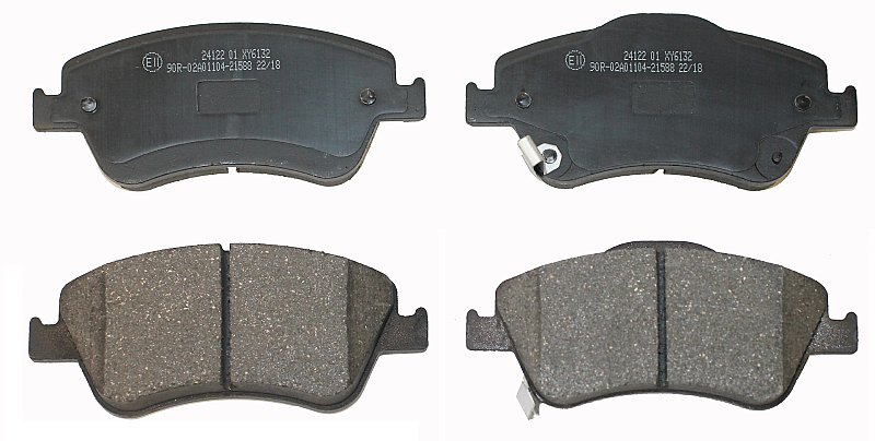 Front Brake Pads to fit Toyota AURIS (E15) 1.33 Dual-VVTi (NRE150, NRE150R) and others