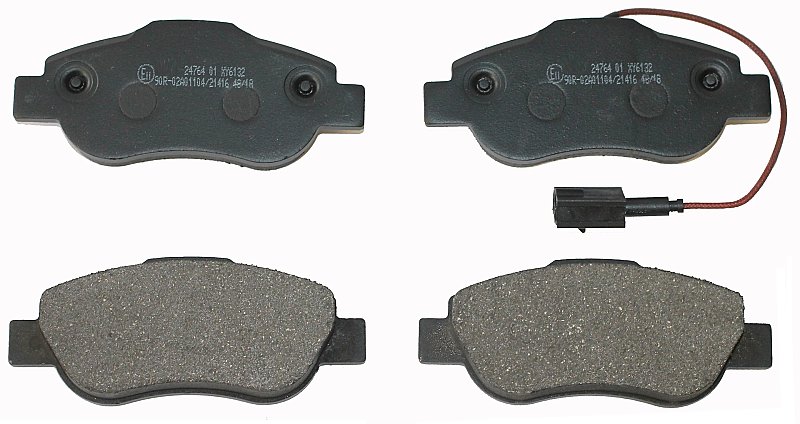 Front Brake Pads to fit Fiat 500 (312) 1.3 D Multijet (312AXB1A) and others