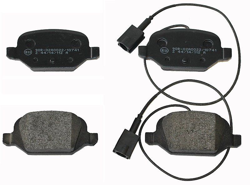 Rear Brake Pads to fit Abarth 500 / 595 / 695 1.4 (312.AXT1A) and others