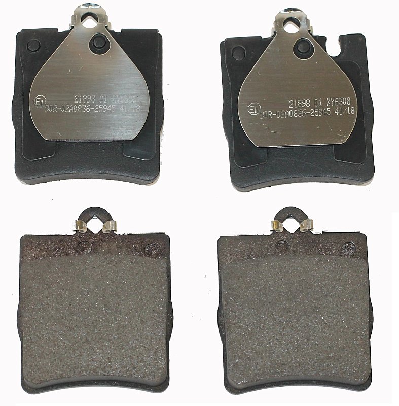 Rear Brake Pads to fit Mercedes-Benz C-CLASS (W203) C 200 Kompressor (203.042) and others