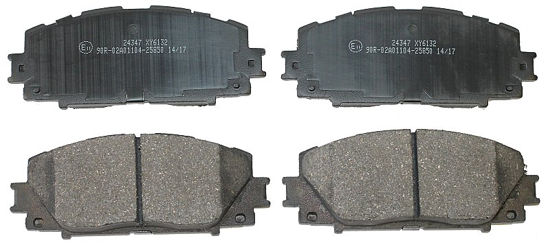 Front Brake Pads to fit Toyota YARIS (P9) 1.0 VVT-i (KSP90, KSP90R) and others