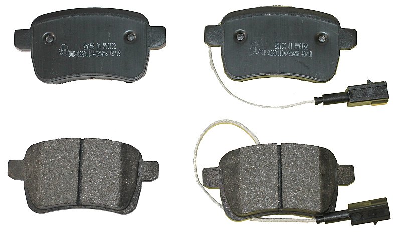 Rear Brake Pads to fit Alfa Romeo GIULIETTA (940) 1.4 TB (940FXB1A, 940FXB11) and others