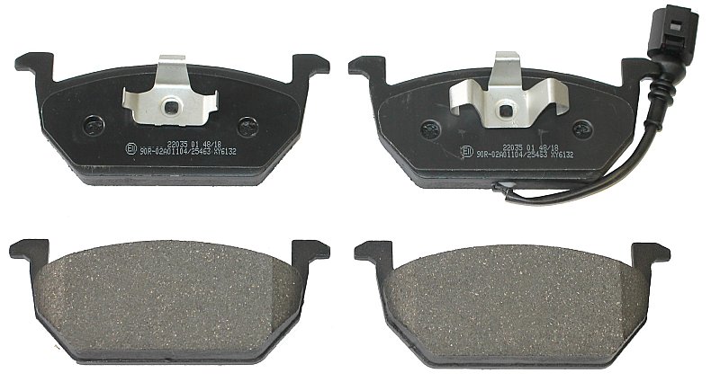 Front Brake Pads to fit Audi A3 (8V1, 8VK) 1.6 TDI and others