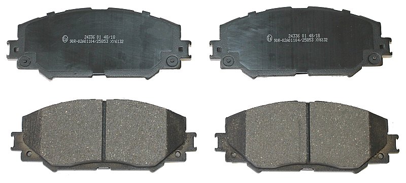 Front Brake Pads to fit Toyota AURIS (E15) 1.33 Dual-VVTi (NRE150, NRE150R) and others