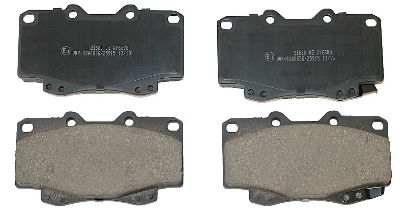 Front Brake Pads to fit Toyota HILUX VII Pickup (N1, N2, N3) 2.5 D-4D 4WD (KUN25, KUN25R) and others