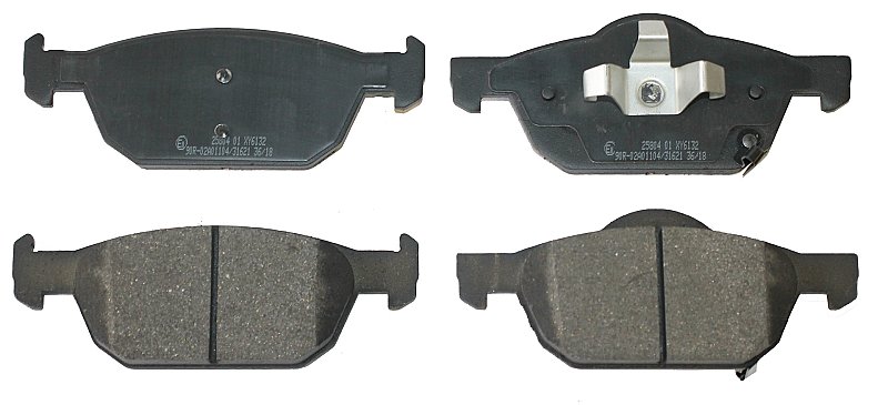 Front Brake Pads to fit Honda CIVIC IX (FK) 1.4 i-VTEC (FK1