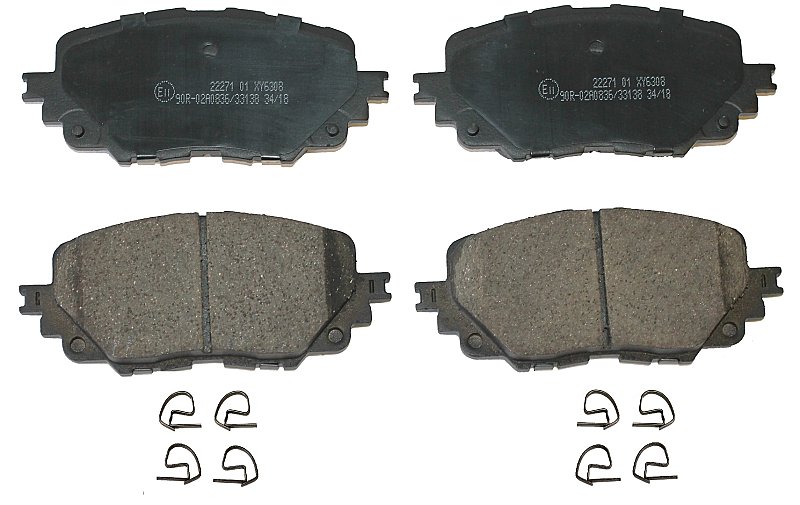 Front Brake Pads to fit Fiat 124 Spider (348) 1.4 (348) and others