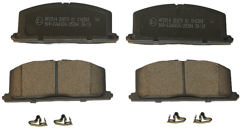 Front Brake Pads to fit Toyota CAMRY (V2) 2.0 GLi 4WD and others