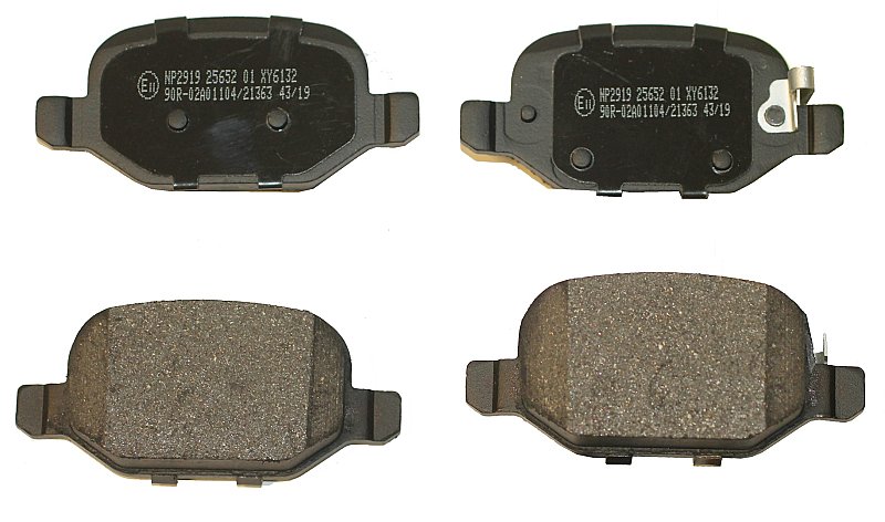 Rear Brake Pads to fit Fiat 500L (351, 352) 0.9 (199LYC1B) and others