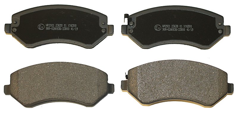 Front Brake Pads to fit Chrysler VOYAGER IV (RG, RS) 2.4 and others