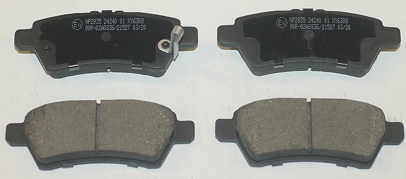 Rear Brake Pads to fit Nissan PATHFINDER III (R51) 2.5 dCi 4WD and others