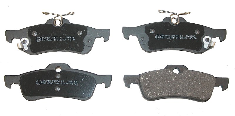 Rear Brake Pads to fit Toyota YARIS (P13) 1.0 (KSP130, KSP130) and others