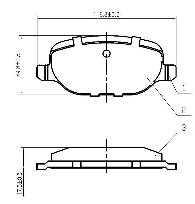 Rear Brake Pads to fit Alfa Romeo 159 (939) 1.8 MPI (939AXL1A) and others