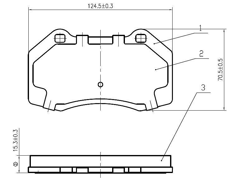Front Brake Pads to fit Alpine A110 II 1.8 and others