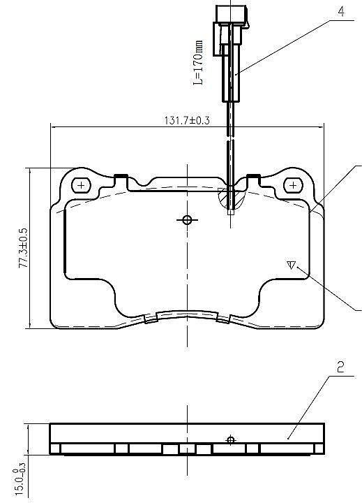 Front Brake Pads to fit Alfa Romeo 159 (939) 2.2 JTS (939AXB1B, 939AXB11) and others