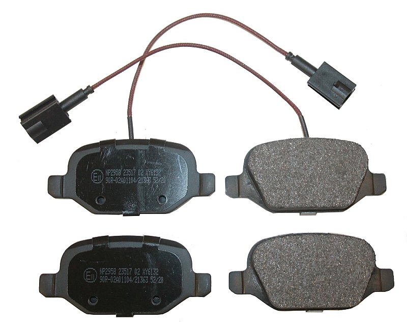 Rear Brake Pads to fit Alfa Romeo MITO (955) 0.9 TwinAir (955.AXW1B) and others