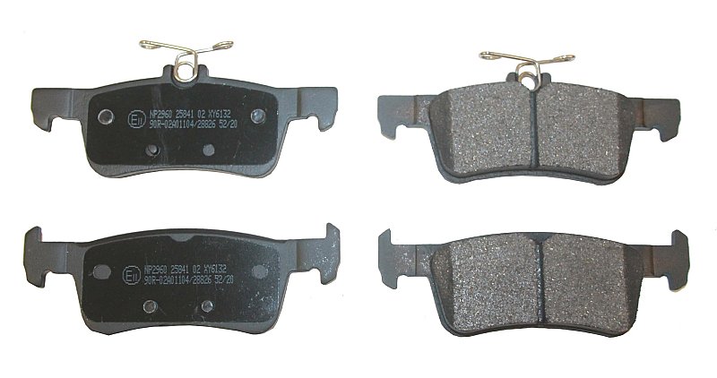 Rear HALO Brake Pads to fit Ford Fiesta MK8 ST 1.5