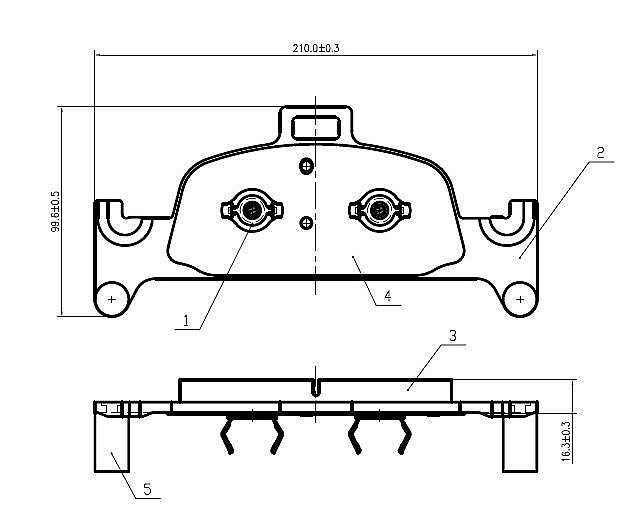 Front Brake Pads to fit Audi A4 Allroad B9 (8WH, 8WJ) 2.0 TFSI quattro and others