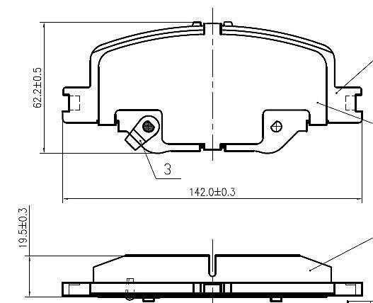 Front Brake Pads to fit Vauxhall INSIGNIA Mk II (B) Hatchback (Z18) 1.5 (68) and others