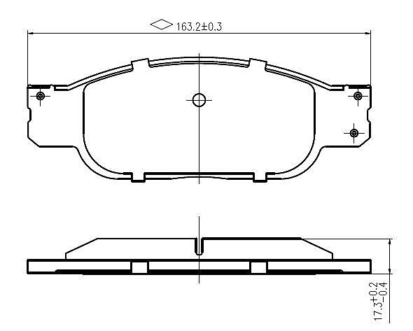 Front Brake Pads to fit Jaguar S-TYPE II (X200) 2.5 V6 and others