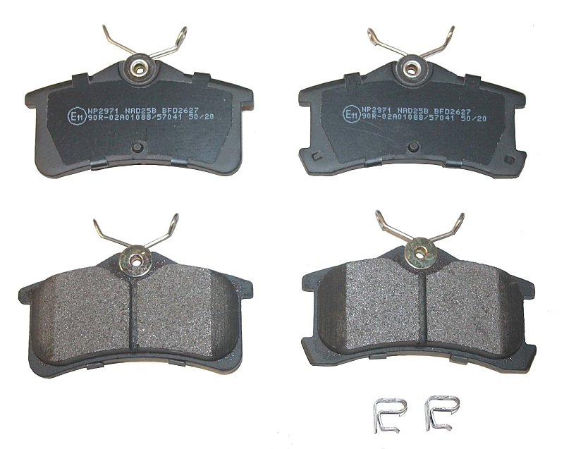 Rear Brake Pads to fit Toyota AVENSIS (T22) 1.6 VVT-i (ZZT220, ZZT220R) and others