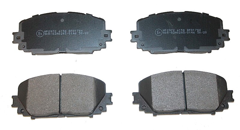 Front Brake Pads to fit Toyota YARIS (P13) 1.0 (KSP130, KSP130) and others