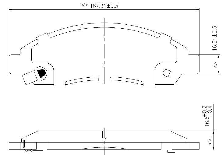Front Brake Pads to fit Isuzu D-MAX I (TFR, TFS) 2.5 DiTD (TFR86, TFR54) and others