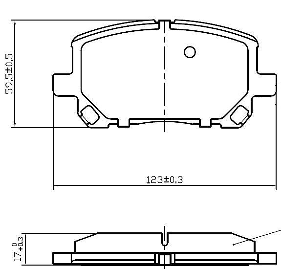 Front Brake Pads to fit Toyota AVENSIS VERSO (M2) 2.0 D (CLM20, CLM20R) and others