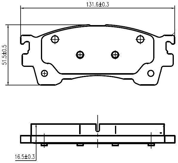 Front Brake Pads to fit Mazda 323 F VI Hatchback (BJ) 1.6 (BJ10M) and others
