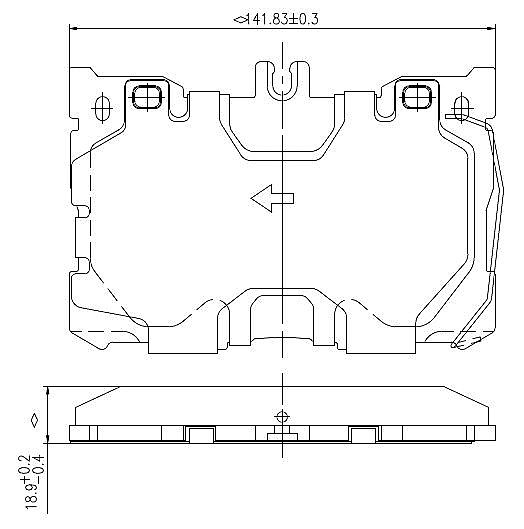 Front Brake Pads to fit Mercedes-Benz C-CLASS (W205) C 450 AMG 4-matic (205.064) and others